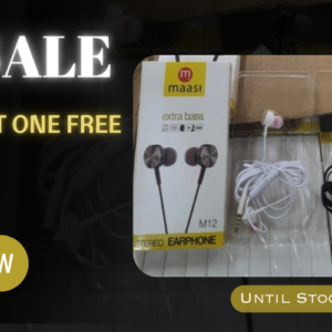 Maasi M12 Extra Bass Earphones